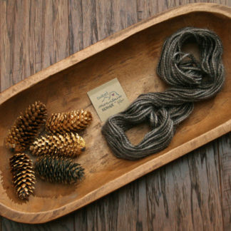 "Chocolate” 2 ply Mohair Cinch Cord