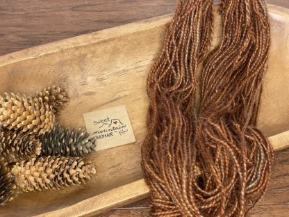 "Rusted Nail” 2 ply Mohair Cinch Cord